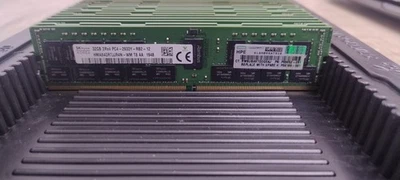HPE 32GB Dual Rank x4 DDR4‑2933 CAS‑21‑21‑21 Registered Smart Memory P00924-B21 - Image 1 of 2