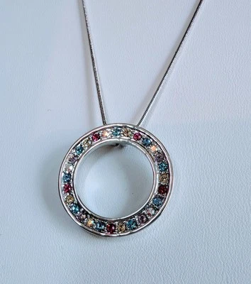 Collar Colgante Park Lane Carnaval Genuino Circonita Circonita cúbica Multicolor 16" ENVÍO DESDE EE. UU. Foto 1 de 4