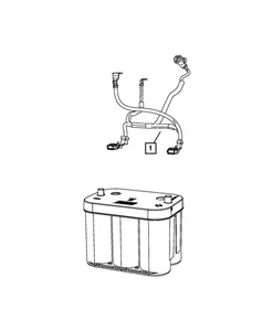 Genuine Mopar Battery Wiring 5084111AE - Picture 1 of 1