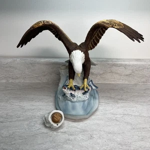 Ski Country Limited Edition 1980 Bald Eagle Porcelain Decanter 13"x10" EMPTY - Picture 1 of 18
