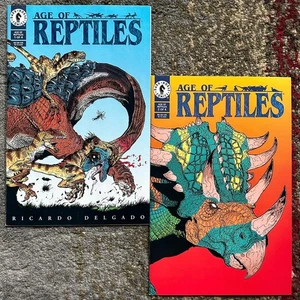 Lote de 2 cómics de Age of Reptiles de Ricardo Delgado 1993 Dark Horse excelente Cnd - Imagen 1 de 24