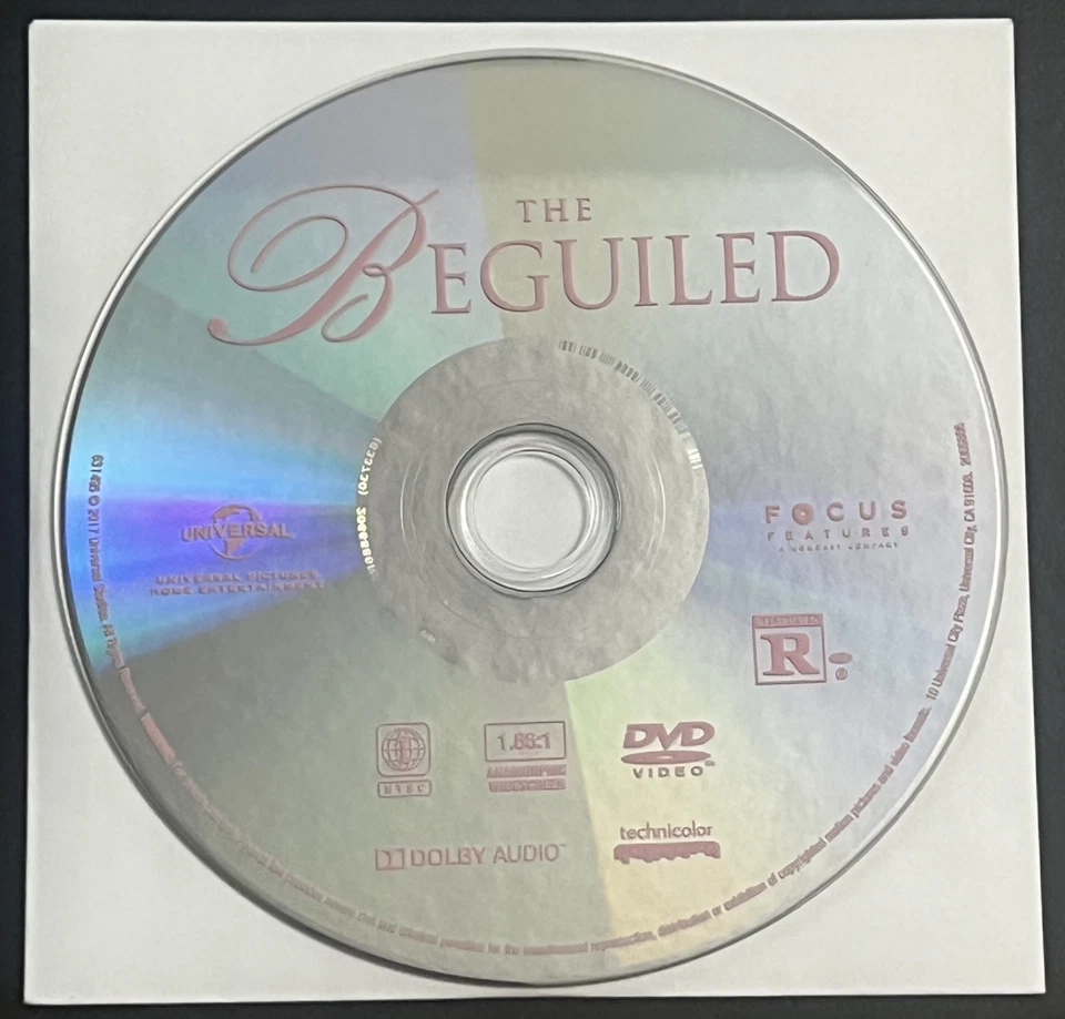 Neu The Beguiled (2017) - DVD Disc Nur In Weißer Papiertasche / Kein Etui - Bild 1 von 1