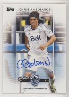 2017 Topps MLS Auto /214 Christian Bolanos #59 Rookie Auto RC - Image 1 of 2