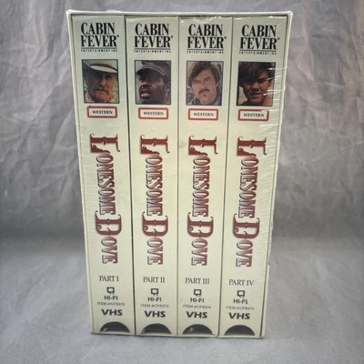 Lonesome Dove VHS Box Set 1991 Collector's Edition CF8371 PART I-IV Sealed NOS - Image 1 of 4