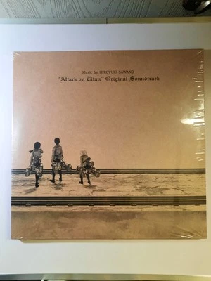 Attack on Titan Season 1 Anime Vinyl Record Soundtrack 3x LP Gatefold NEW Sealed - Image 1 of 4