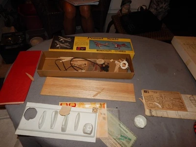 Vintage Sterling Models Peanut Scale Monocoupe-Citabria Model Kit Parts Estate - Image 1 of 4