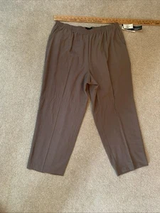 Jeno Neuman Woman Shorter Length 24WP Mink Elastic Waist Pant NWT #BO9914NK9L - Picture 1 of 12