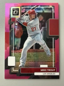Panini Donruss Optic 2022 - Mike Trout #157 Pink Prizm - Imagen 1 de 2