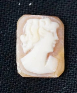 Kamee Brosche Einsatz Modeschmuck Vintage - Bild 1 von 1