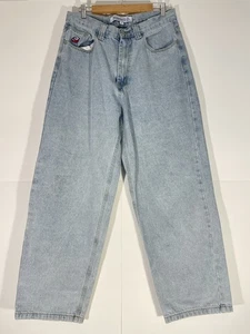 Pantalones de mezclilla de skate Polar Big Boy azul claro logotipo original talla grande súper holgados años 90 Y2K - Imagen 1 de 11
