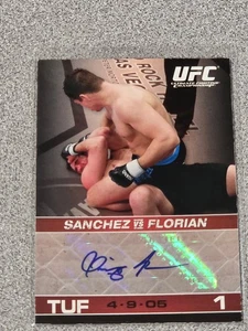 2009 Topps UFC Round 1 Diego Sanchez Blue Rc Auto - Picture 1 of 2