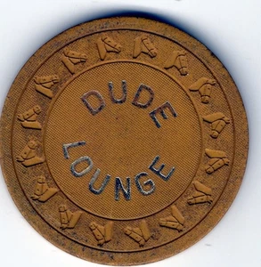 Sala de tarjetas: Dude Lounge 5,00; Yellowstone, Montana - Imagen 1 de 2