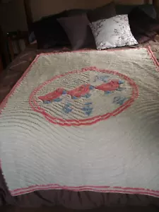 Colcha vintage para oruga bebé de 64"" x 42"" patito - Imagen 1 de 5