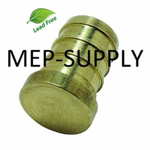 Enchufe PEX 3/4" - Enchufe de engarce de latón de 3/4 pulgadas, SIN PLOMO - LOTE DE (50) - Imagen 1 de 1