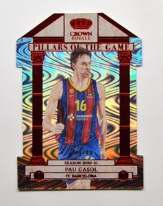 2023-24 Crown Royale EuroLeague Pillars of the Game Red #13 Pau Gasol 49/49 - Picture 1 of 2
