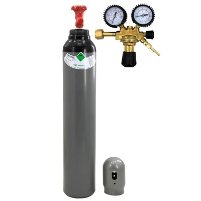 SILESIAN Bombola di azoto 8 litri 1.6m3 Aria condizionata Sudore pneumatici + Riduttore