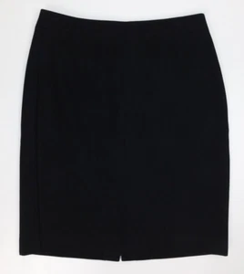 J Crew Womens Wool Blend Pencil Skirt Size 4 Black - Picture 1 of 13