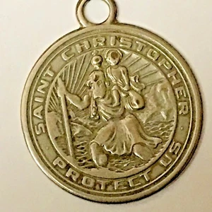 ST CHRISTOPHER MEDAL - Picture 1 of 2