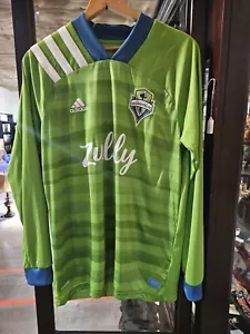 Seattle Sounders Adidas Long Sleeve Large Mens Shirt - Picture 1 of 6