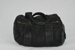 Alexander Wang Rocco Rockie Black Leather Studded Stud Holdall Satchel Handbag - Picture 1 of 12