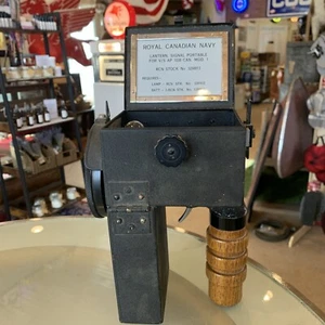 Antique Royal Canadian Navy Portable Military Signal Lantern - Picture 1 of 8