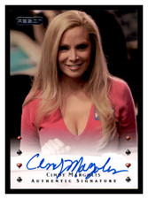 2010 Razor Poker Cindy Margolis Authentic Signature ON CARD Auto #5 JS #2