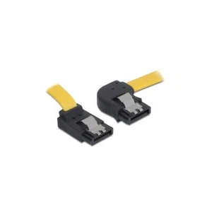 SATA 3 Gb/s Kabel oben gewinkelt auf rechts gewinkelt 30 cm gelb - Bild 1 von 1
