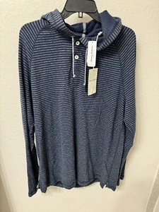 Tommy Bahama Hombre’s Stinson Rayas Sudadera con Capucha BT Talla 4XLB Ocean Deep - Imagen 1 de 7
