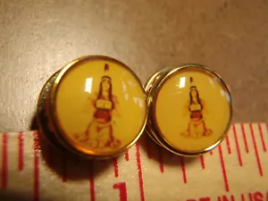 2 RARE VTG. Land O'lakes Sweet Cream Butter LAPEL PINS - DEALER AWARD - "NICE" - Picture 1 of 10