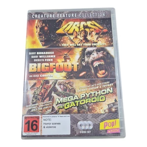 Orcs! Bigfoot Mega Python - Creature Feature Collection - DVD - Region 4 - Picture 1 of 3