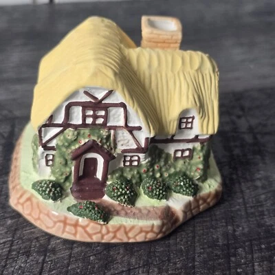 Vintage Avon Cottage Fragrance Diffuser 3" x 2" Country House Ceramic Tudor - Image 1 of 4