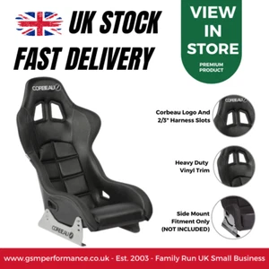 Corbeau Sprint Vinyl FIA Motorsport Rally Circuit Racing Car Bucket Seat - Picture 1 of 16