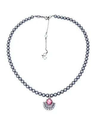 New 100% Authentic SWAROVSKI Pearl Pink Shell Idyllia pendant Necklace 5680297 - Image 1 of 4