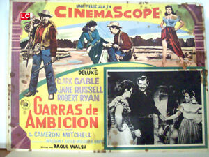 The Tall Men / Clark Gable / 1955 / Optionnels Ensemble De / Mexican LC