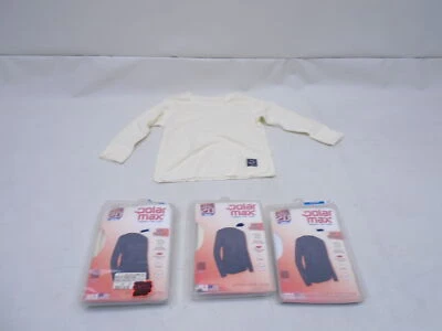 POLARMAX 2C61A XSMALL JUVENIL 100% POLIÉSTER MARFIL DOBLE CAPA BASE JUEGO SUPERIOR DE (3) Foto 1 de 4