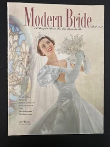 Modern Bride Magazine volume 1 number 1 - Fall 1949 first issue - Picture 1 of 14