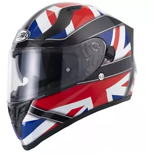 Casco de motocicleta Vcan H128 - Union Jack - Imagen 1 de 10