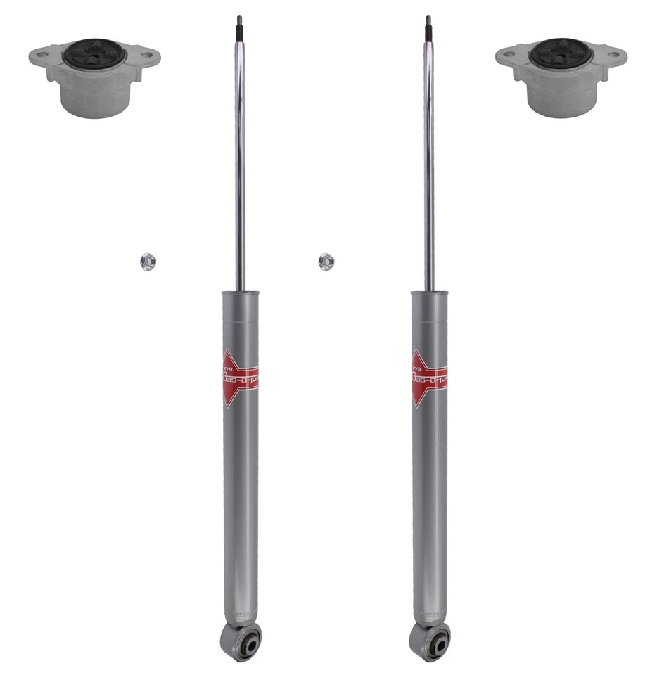 Kit de amortiguadores y soportes superiores traseros izquierdo y derecho KYB Gas-A-Solo para Mazda 2 Foto 1 de 1