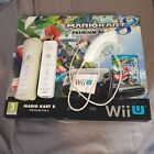 Empty Nintendo Wii U Mario Kart 8 Vers Console Box + 2 Wii Remotes and Nunchuck