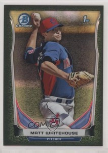 2014 Bowman Chrome Prospects Black Static Refractor /35 Matt Whitehouse #BCP64