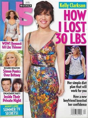 Us Weekly Kelly Clarkson Beyonce Britney Spears Justin Timberlake Jessica Biel Foto 1 de 4