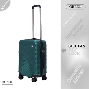 20 Inch 40L Built-in TSA lock Suitcases Luggage Travel Bag Cabin Carry on case - Picture 1 of 14
