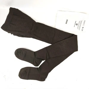 WOLFORD Cashmere Silk Tights Knit Opaque Pantyhose Dark Brown M Medium NWOT - Picture 1 of 6