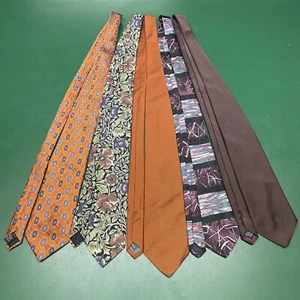 Lote De 5 Corbatas Robert Talbott Stafford George Gianni Geoffrey Beene Lote - Imagen 1 de 10