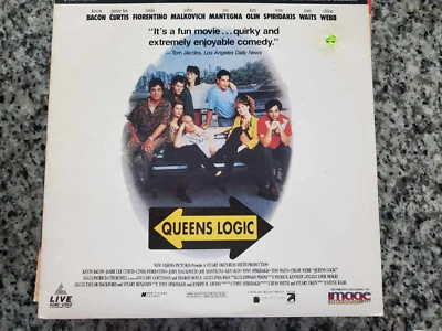 LASERDISC (box1) #36 QUEENS LOGIC Kevin Bacon Jamie Lee Curtis Linda Fiorentino Foto 1 de 2
