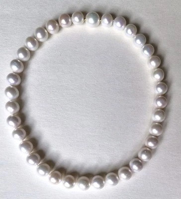 Ming Perlen  Kette  AAAAA    18 KARAT GOLD Wechselverschluss  - Bild 1 von 4