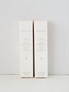 NIB Set of Two Mary Kay Oil Mattifier #379800 Full Size Old Stock Lot Fast Ship - Picture 1 of 4