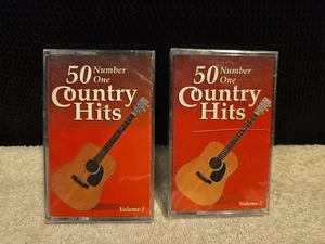 50 Number One Country Hits vol 1&2 MCA 1996 Cassette Tapes Brand New Sealed - Foto 1 di 3