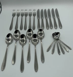 WMF Valencia Cromargan Tafel- Menü- Speisebesteck 24 Teile 6 Person Kaffeelöffel - Bild 1 von 13