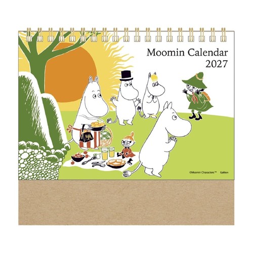 Moomin Ring-Bound Desktop Calendar Japan | eBay